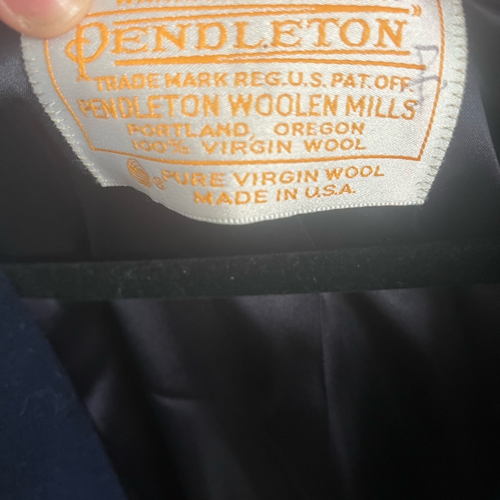 Pendleton trench coat navy - Picture 3 of 9
